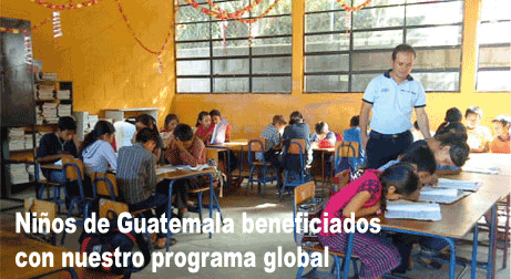 niños en la escuela Guatemala - Gente líder